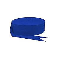 Vibrant Jumbo Bright Royal Blue Crepe Roll - 500 Feet (1 Piece) - Premium Quality, Perfect for Events & Parties