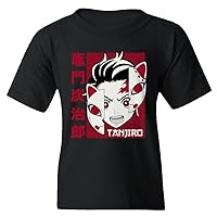Tanjiro Cat Mask Anime Manga Demon Youth Tee Unisex T-Shirt