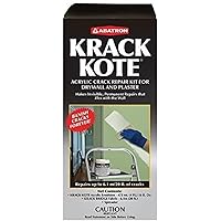 Abatron Krack Kote - Drywall and Plaster Repair Kit with Acrylic Emulsion and Polyester Mesh - Drywall Patch Kit for Cracks in Indoor Surfaces