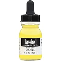 Liquitex Professional Acrylic Ink, 1-oz (30ml) Jar, Bismuth Yellow