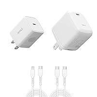 iWALK Leopard GaN 65W USB C C Laptop Charger PPS Fast Charging & 20W USB C Charging Block Compatible with MacBook Air/Pro, iPad Air/Pro, iPhone 14/13/12, Galaxy S22/S21 and More