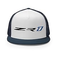 Corvette C7 ZR1 Owner 7th Gen Vette Custom Embroidered 5 Panel Trucker Cap Snapback Hat