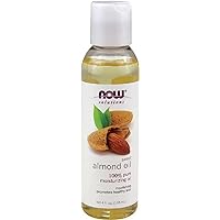 NOW Almond Oil, 4-Ounces (Pack of 4)