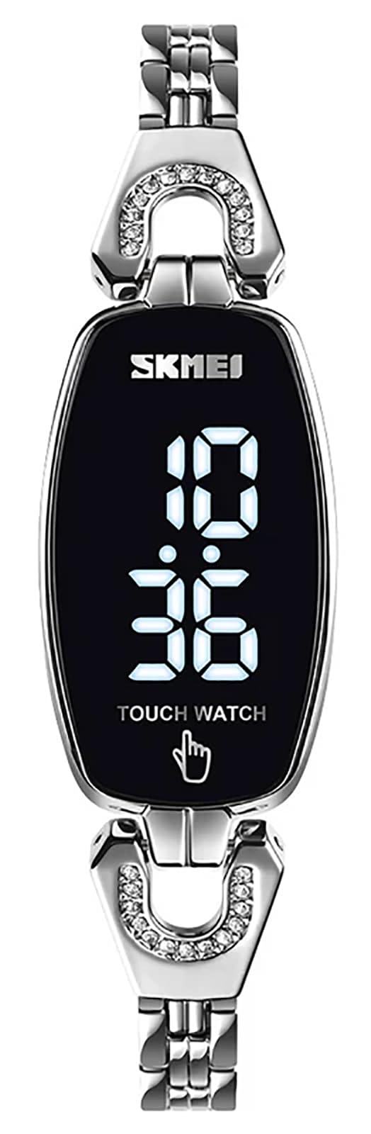 Gosasa Top-Marke, elektronische Luxus-Damenuhr, LED-Touchscreen, digitale Damen-Armbanduhr, Business-Uhr für Damen, Quarz, wasserdicht, elegant, weibliche Armbanduhr