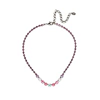Sorrelli Audriana Tennis Necklace, Electric Pink (NET37ASETP)