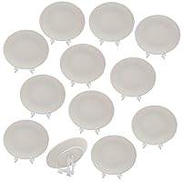 Color-Mea, Bisque Plate with Easel (Pack of 12)