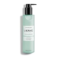 LIERAC|Micellar Water Cleanser - Gentle Makeup Remover and Cleanser with Marine Prebiotics - Cleansing Water - Ideal for Sensitive Skin - 200 ml Bottle