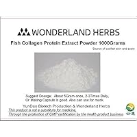 Pure Organic Directly Use Pure Fish Scale Extract Hydrolyzed Collagen Peptide Protein Powder 1 Kilo (35 oz.)