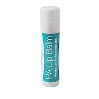 Hyalogic HA Lip Balm - Hyaluronic Acid & Organic, Natural Coconut Oil - Soothes Dry, Chapped Lips - Plumping, Moisturizing & Nourishing - Unflavored - Fragrance & Dye Free - 4.25g - 1 Stick