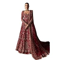 Pakistani/Indain Wedding dresses Red maxi & lehnga choli Party wear dress Pakistani dresses for women