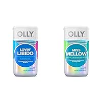 OLLY Lovin' Libido and Miss Mellow Capsules for Women, Boost Desire, Balance Mood, Ashwagandha, Maca, Damiana, Chasteberry, Dong Quai, 60 Count