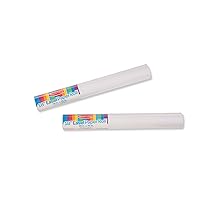 Melissa & Doug Deluxe Easel Paper Roll Replacement (18 inches x 75 feet) - 2 Count (Pack of 1) - White