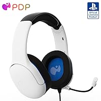 PDP AIRLITE Pro Wired Headset, Licensed Sony Playstation 5, Playstation 4, PS5/PS4/PS3/PC, Lightweight Durable Headphones, 3.5mm Audio Jack, Noise-canceling Flip-to-Mute Boom Mic, Frost White PDP AIRLITE Pro Wired Headset, Licensed Sony Playstation 5, Playstation 4, PS5/PS4/PS3/PC, Lightweight Durable Headphones, 3.5mm Audio Jack, Noise-canceling Flip-to-Mute Boom Mic, Frost White PlayStation