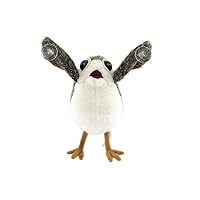 Star Wars The Last Jedi Porg on Board Figure Suction Cup Plush - White and Brown