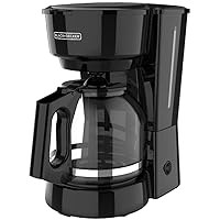 CM0915BKD 12-Cup Coffee Maker with Easy On/Off Switch, Easy Pour, Non-Drip Carafe with Removable Filter Basket, Black