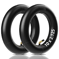 10x2.125 Thickened Heavy-duty Inner Tube Fit for Ninebot F25/F30/F40/F65/D40X/D18W/D28U/D38U Hiboy S2 Pro Max Gotrax G4 Turboant 7X Pro Inflatable 10 inch Pneumatic Inner Tire Replacements
