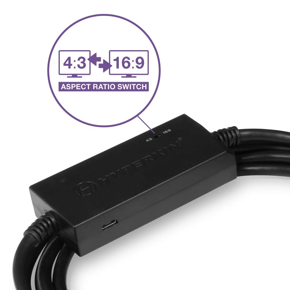 Hyperkin 3-In-1 HDTV Cable for GameCube/ N64/ Super NES