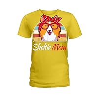 Mother Love Shirt,|Sheltie Mom Sheetland Sheepdog Cadeaux Shelty Dog T-Shirt Essentiel|,Mom