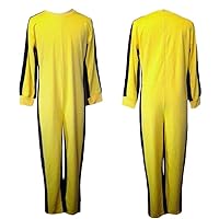 ZooBoo Yellow Martial Arts Jumpsuit - Halloween Fighting Romper Tracksuit Suit