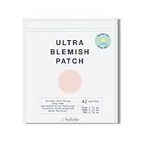 ULTRA BLEMISH PATCH DAYTIME USE (42 patches) - Melt Down Sebum and Blackheads with Hydrocolloid, Protects and Covers Blemish, Made with Eco-Friendly Packaging, and Cruelty Free