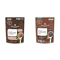 Navitas Organics Cacao Powder and Cacao Nibs Bundle