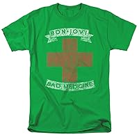 Popfunk Classic Bon Jovi Bad Medicine New Jersey Album Band T Shirt & Stickers