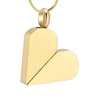 Heart Cremation Jewelry Urn Neckalce for Ashes Memorial Lockets Cremation Keepsake Pendant for Human/Pet Ashes