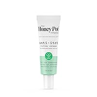 The Honey Pot Company - Feminine Anti-Itch Cream - at Home or On The Go Medicated Cream to Relieve Itching and Discomfort. Maximum Strength - 1 fl. Oz.