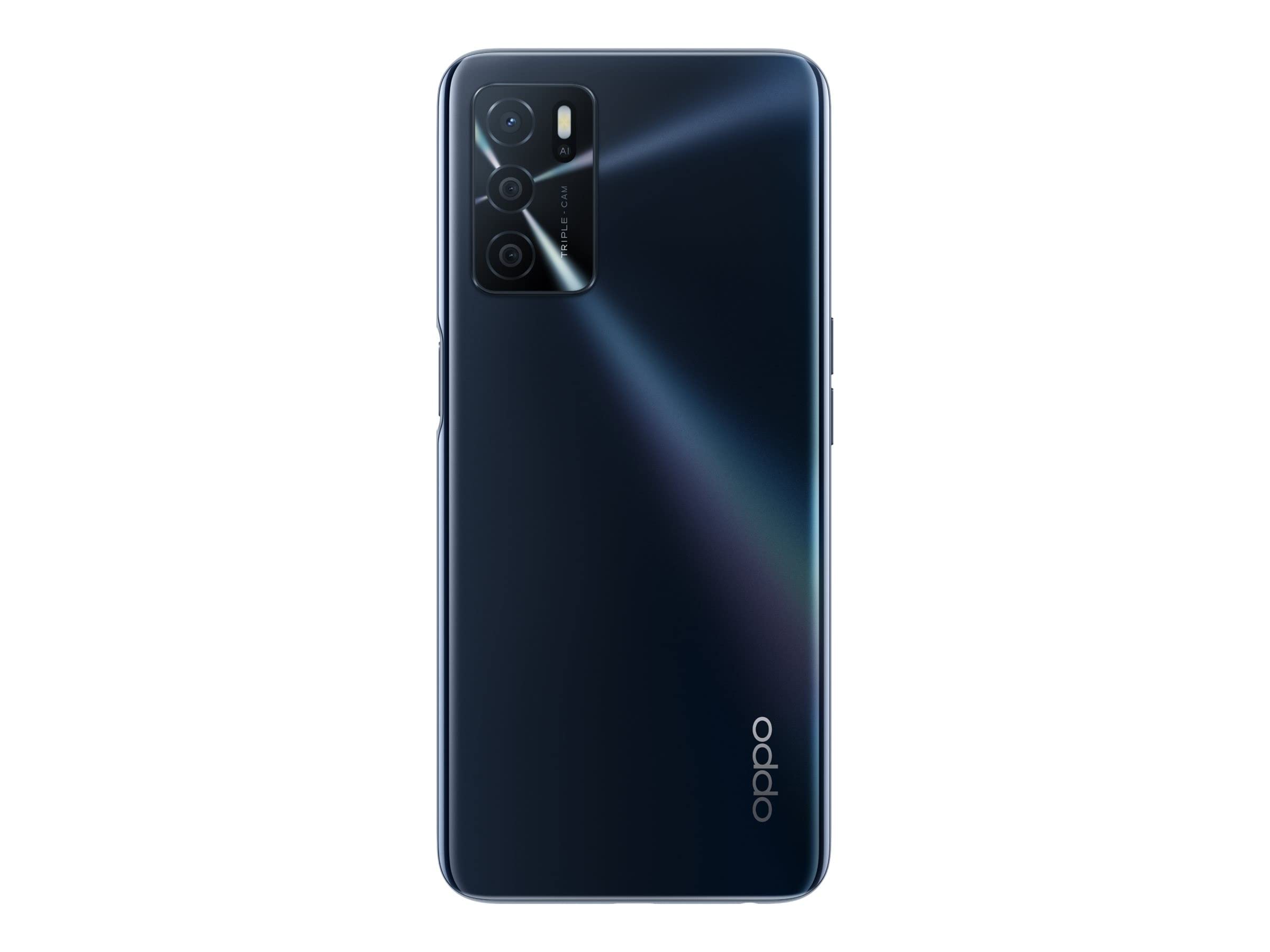 OPPO A54s Dual-SIM 128GB ROM + 4GB RAM (GSM only | No CDMA) Factory Unlocked 4G/LTE Smartphone (Crystal Black) - International Version