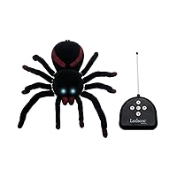 Lexibook, Realistic Remote Controlled Tarantula/Spider, 8 Hairy Legs, 2 mandibles, Light Effects in The Eyes, Remote Control Included, SPIDER01
