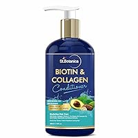 StBotanica Biotin & Collagen Hair Conditioner, 300ml - For Thicker, Fuller and Healthy Hair, with Pro-Vitamin B5, E, Saw Palmetto & Shea Butter