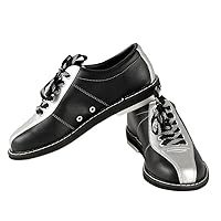 Men's Women's Bowling Trainers, Leather Bowls Shoes Breathable Professional Bowling Sport Shoes