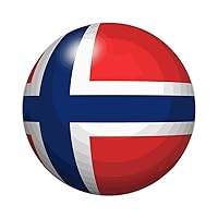 30 Pcs Stickers Norway Decals Gift Tags The Flag of Norway Stickers Christmas Decals Stickers for Water Bottles Laptop Envelope Seals Goodie Bags 1.5 Inches