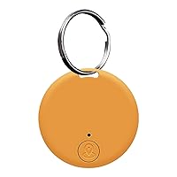 Portable Tracking Bluetooth 5.0 Mobile Key Tracking Smart an Ti Loss Device Tracked Vehicle (Orange, One Size)
