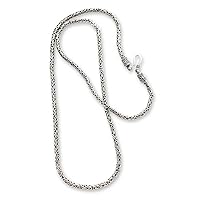 NOVICA Handmade .925 Sterling silver Long Chain Necklace 30 Inch Indonesia [30 in L x 0.1 in W] 'Borobudur Collection Ii'