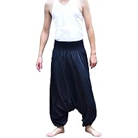 Mens Baggy Yoga Hippie Boho Aladdin Alibaba Harem Pants