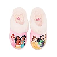 Disney Princess Youth Girls' Casual Scuff Slipper Shoes (Size 2-3)