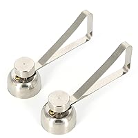 2PCS Metal Stainless Steel Egg Scissors Egg Topper Cutter Shell Opener Boiled Raw Egg Open Creative Kitchen Accessories Tools(Egg topper cutter Triangle)