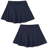 The Children's Place girls Athletic French Terry Skirt 2 Pack