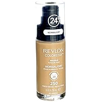 Revlon Colorstay for Normal/Dry Skin Makeup Fresh Beige [250] 1 oz (Pack of 4)