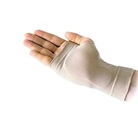 ORT4561 Right Wrist Hand Brace, Carpal Gel Sleeve, Small/Medium, Natural