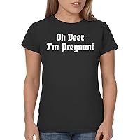 Oh Deer I'm Pregnant - Ladies' Junior's Cut T-Shirt