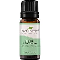 Plant Therapy Niaouli 1,8-Cineole Essential Oil 10 mL (1/3 oz) 100% Pure, Undiluted, Therapeutic Grade