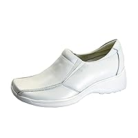 Malia Wide Width Casual Leather Slip-On Shoes