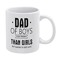 Father's Day Gifts For Boyfriend Dad Husband Stepdad Seniors Brother Funny Travel Mugs Cup Dad Of Boys For Kitchen Coffee Bar Office Coffee Hot Drinks Chocolate Milk Tea Travel Mugs Cup