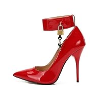 men's Women Plus Size Super-High Heel 12cm Pump Platform Shoes Boots Sandals,US9.5-16(EUR40-48) ZY-15A