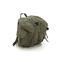 Canvas Backpack - Vintage Rucksack with Star Detail By Rothco