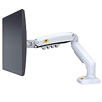 NB North Bayou Monitor Desk Mount Stand Full Motion Swivel Monitor Arm with Gas Spring for 17-30''Monitors(Within 4.4lbs to 19.8lbs) Computer Monitor Stand F80-W
