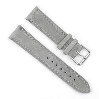 Soft Suede Leather Watch Band Watch Straps Stainless Steel Buckle 18mm 19mm 20mm 22mm 24mm
