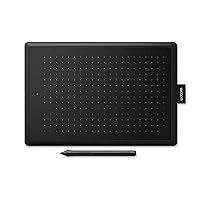 Wacom One by Medium Graphic Tablet 2540 lpi 216 x 135 mm USB, W125857177 (2540 lpi 216 x 135 mm USB Black One by Medium, Wired, 2540 lpi, 216 x 135 mm, USB, Pen, Black)